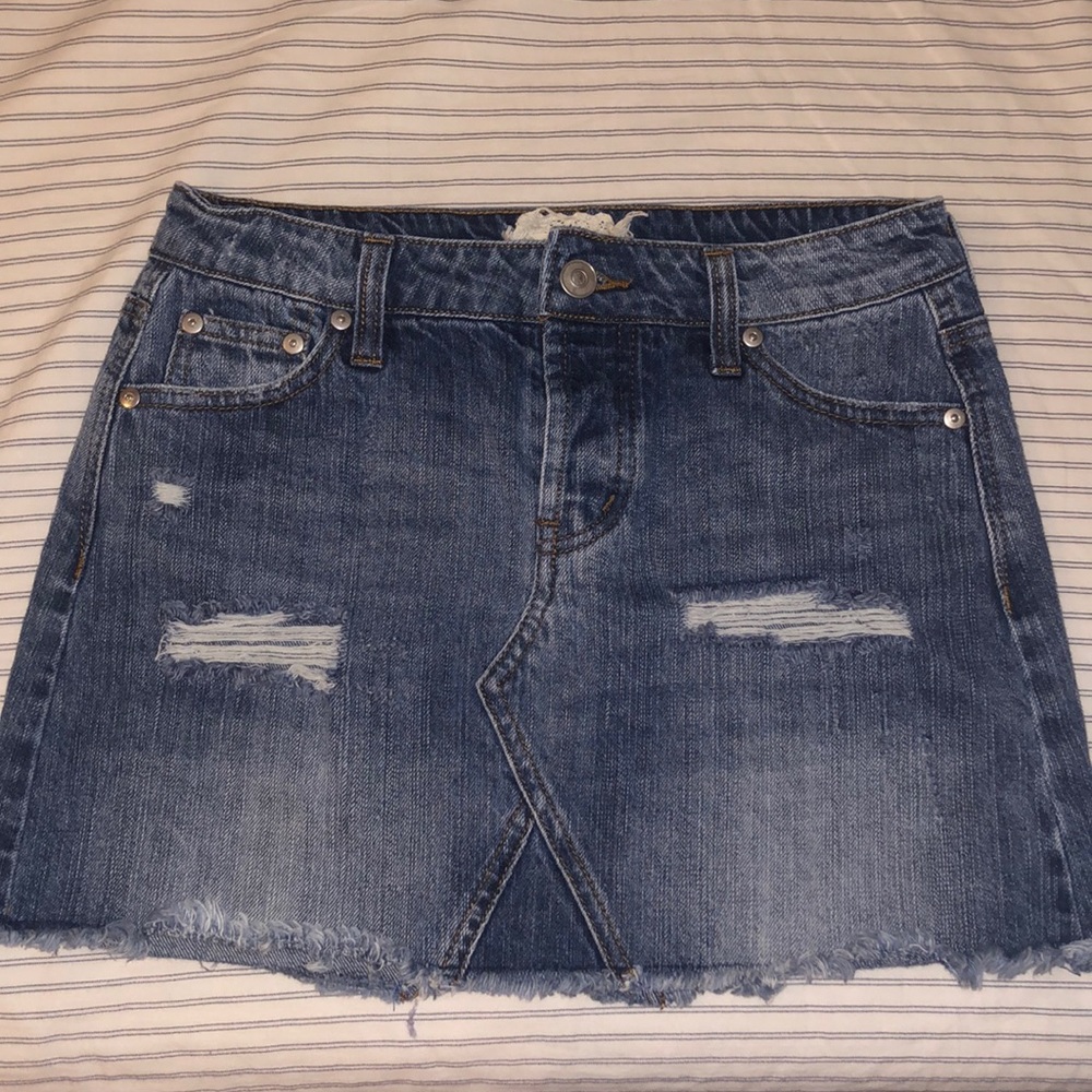 Altar’d state jean skirt